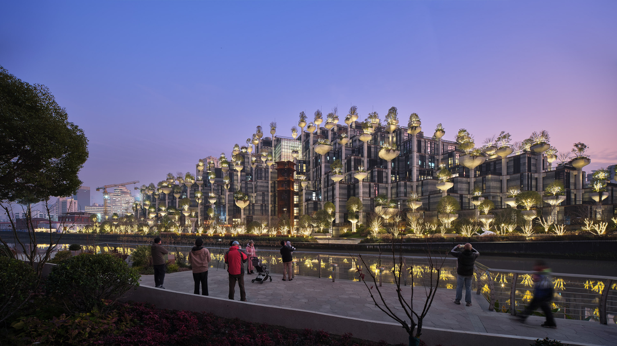 1000-trees-shanghai-sunset