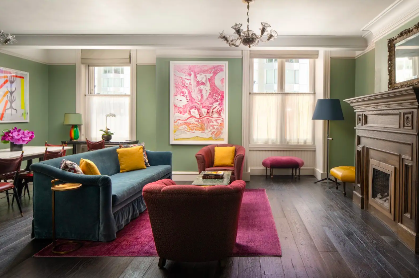 thompson-suite-sitting-area-the-beekman-hotel-travel-guide
